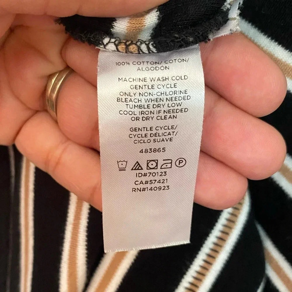 Lou & Grey Long Sleeve Stripped Dress - Picture 2 of 5